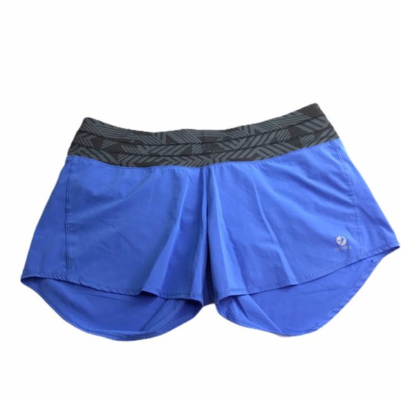 Oiselle Running Yoga Shorts Women's Medium Blue